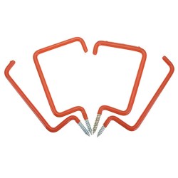 4pcs 6.5mm Iron Hooks Screw Ceiling Hanging Hooks With Thread 4pcs 6.5mm Iron Hooks Screw Ceiling Hanging Hooks With Thread