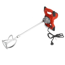 Electric Mortar Mixer 1600W Handheld Stirrer Paint Cement Grout Mixing 6 Speed Electric Mortar Mixer 1600W Handheld Stirrer Paint Cement Grout Mixing 6 Speed