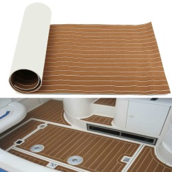 2400x900x6mm EVA Foam Light Brown Boat Flooring Faux Teak Decking Sheet Pad 2400x900x6mm EVA Foam Light Brown Boat Flooring Faux Teak Decking Sheet Pad