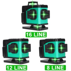 Laser Level 16 Lines 4D Self-Leveling 360 Horizontal And Vertical Cross Super Powerful Green Laser Beam Line Laser Level Laser Level 16 Lines 4D Self-Leveling 360 Horizontal And Vertical Cross Super Powerful Green Laser Beam Line Laser Level