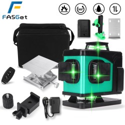Laser Level 16 Lines 4D Self-Leveling 360 Horizontal And Vertical Cross Super Powerful Green Laser Beam Line Laser Level Laser Level 16 Lines 4D Self-Leveling 360 Horizontal And Vertical Cross Super Powerful Green Laser Beam Line Laser Level