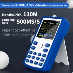Professional Digital Oscilloscope 500MS/s Sampling Rate 110MHz Analog Bandwidth Support Waveform Storage Professional Digital Oscilloscope 500MS/s Sampling Rate 110MHz Analog Bandwidth Support Waveform Storage