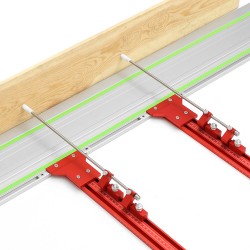 Upgraded Aluminum Alloy Parallel Guide System for Repeatable Cuts for Track Saw Rail Fit for Festool Woodworking Tools Hook Upgrade Upgraded Aluminum Alloy Parallel Guide System for Repeatable Cuts for Track Saw Rail Fit for Festool Woodworking Tools Hook Upgrade