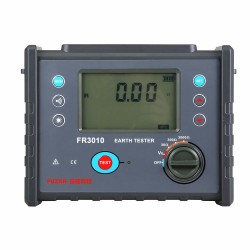 FR3010 Digital Ground Resistance Tester Three-wire Ground Resistance Tester Voltage to Ground / Low Resistance Measurement FR3010 Digital Ground Resistance Tester Three-wire Ground Resistance Tester Voltage to Ground / Low Resistance Measurement