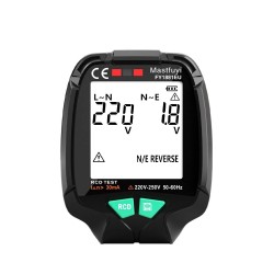 FY1881 30V-250V Digital Smart Socket Tester Voltage Test Socket Tester ENull Line Phase Check RCD Test Data Storage FY1881 30V-250V Digital Smart Socket Tester Voltage Test Socket Tester ENull Line Phase Check RCD Test Data Storage