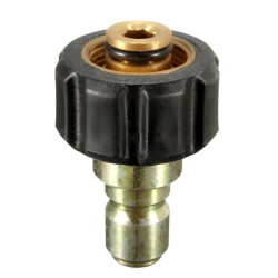 Female M22 x 3/8 Inch Male Plug Quick Connect Connector for Pressure Washers Female M22 x 3/8 Inch Male Plug Quick Connect Connector for Pressure Washers