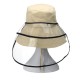 Fisherman Hat Clear Mask Removable Protective Cap Anti-fog Full Face Outdoor