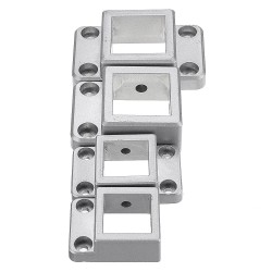 Fixing Base Unidirectional/Bidirectional Corner Square Connector for 3030 4040 Aluminum Extrusion Profile Fixing Base Unidirectional/Bidirectional Corner Square Connector for 3030 4040 Aluminum Extrusion Profile