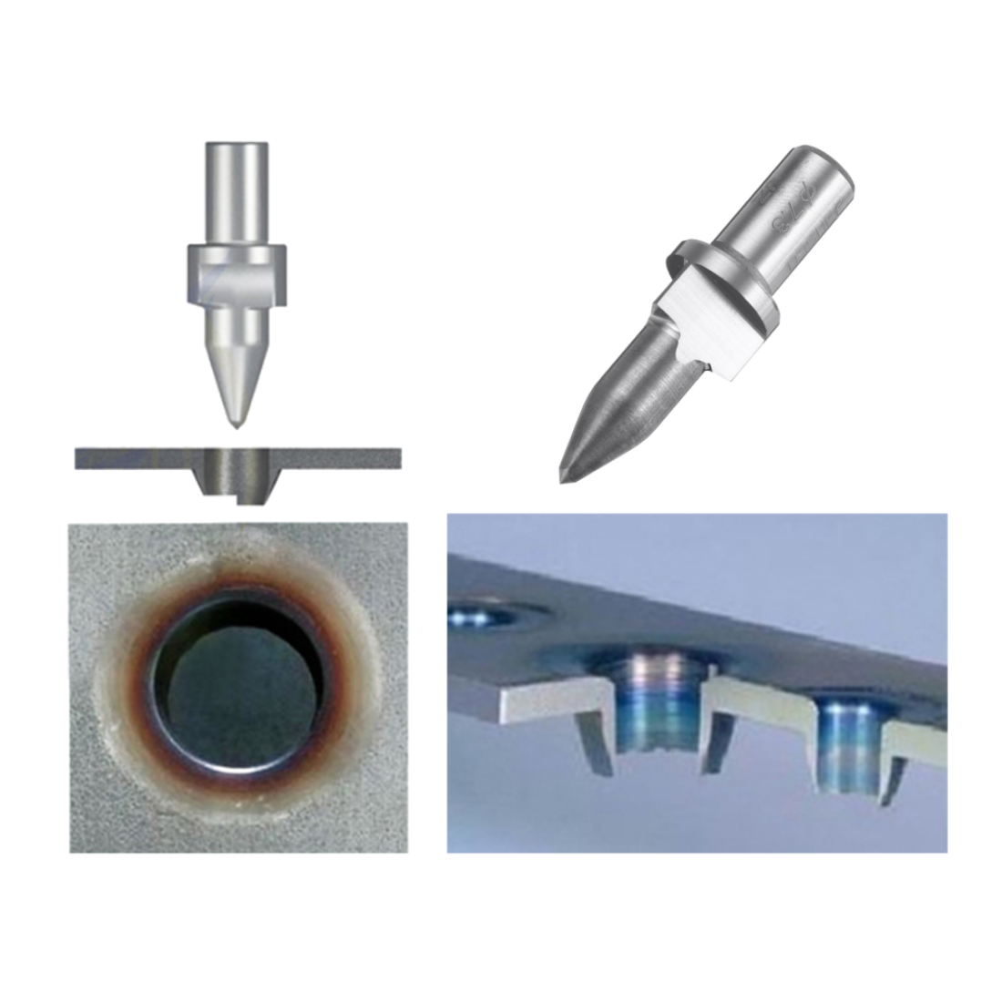 Drill Machine Bit Hot Flat Type Thermal Friction Hot Melt Short Drill Bit M3 M4 M5 M6 M8 M10 ...