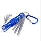 Folding Hex Wrench Metal Metric Allen Wrench set Hexagonal Screwdriver Hex Key Wrenches Allen Keys Hand Tool Portable set with