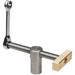 20MM Brass Stainless Steel Adjustable Holder With Quick Clamping Tenon Stop For Desktop Woodbench Fixed Locking Accessories Woodworking Tools