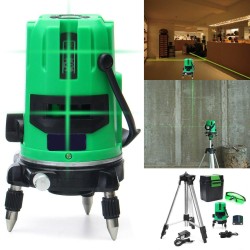 Green 3 Line 4 Points Laser Level 360 Rotary Laser Line Self Leveling with Tripod Green 3 Line 4 Points Laser Level 360 Rotary Laser Line Self Leveling with Tripod