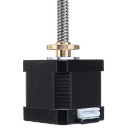 17HS4401-S T8x8 Nema 17 Lead Screw Stepper Motor Linear Actuators 40mm 1.7A 40N.cm 4-lead 42 Motor 100-500mm Trapezoidal for 3D printer Z Axis