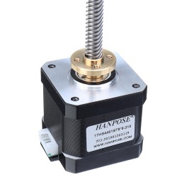 17HS4401-S T8x8 Nema 17 Lead Screw Stepper Motor Linear Actuators 40mm 1.7A 40N.cm 4-lead 42 Motor 100-500mm Trapezoidal for 3D printer Z Axis 17HS4401-S T8x8 Nema 17 Lead Screw Stepper Motor Linear Actuators 40mm 1.7A 40N.cm 4-lead 42 Motor 100-500mm Trapezoidal for 3D printer Z Axis