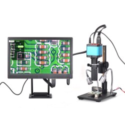 14 Million Pixels Full HD Color Screen Digital Magnifier Microscope 1 / 2.3 Inch Electron Digital Microscope Image Sensor With Bracket 14 Million Pixels Full HD Color Screen Digital Magnifier Microscope 1 / 2.3 Inch Electron Digital Microscope Image Sensor With Bracket