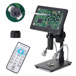 26MP HDMI Digital Microscope 60fps Hight Frames Rate Camera with HDR Mode Eliminate Metal Reflection For Solder 2100X Magnification Adjustable HY2070 26MP HDMI Digital Microscope 60fps Hight Frames Rate Camera with HDR Mode Eliminate Metal Reflection For Solder 2100X Magnification Adjustable HY2070