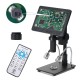 26MP HDMI Digital Microscope 60fps Hight Frames Rate Camera with HDR Mode Eliminate Metal Reflection For Solder 2100X Magnification Adjustable HY2070