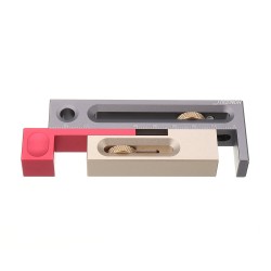 Kerfmaker Table Saw Slot Adjuster Mortise and Tenon Tool Woodworking Movable Measuring Block Kerfmaker Table Saw Slot Adjuster Mortise and Tenon Tool Woodworking Movable Measuring Block