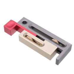 Kerfmaker Table Saw Slot Adjuster Mortise and Tenon Tool Woodworking Movable Measuring Block Kerfmaker Table Saw Slot Adjuster Mortise and Tenon Tool Woodworking Movable Measuring Block