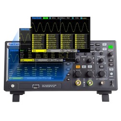 DSO2D10 Digital Oscilloscope 2CH+1CH Digital Storage 1GS/s Sampling Rate 100MHz Bandwidth Dual Channel Economical Oscilloscope with Signal Source(AWG) DSO2D10 Digital Oscilloscope 2CH+1CH Digital Storage 1GS/s Sampling Rate 100MHz Bandwidth Dual Channel Economical Oscilloscope with Signal Source(AWG)