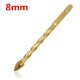 Hex Shank Tile Glass Cross Spear Head Long Drill Bit 6/8/10/12mm With Tungsten Carbide Tip