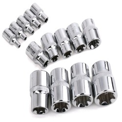 14pcs Chrome-Vanadium Steel Multifunctionl Ratchet Wrench Sockets Kit For Use in Impact Drivers And Wrenches 14pcs Chrome-Vanadium Steel Multifunctionl Ratchet Wrench Sockets Kit For Use in Impact Drivers And Wrenches