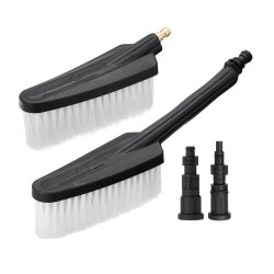 High Pressure Triangle Brush & Adapter For Car Washer Bosch S7 / Black Decker S4 High Pressure Triangle Brush & Adapter For Car Washer Bosch S7 / Black Decker S4