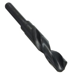 High Speed Steel Black Oxide Reduced Shank Drill Bit with 1/2 inch Shank Twist Drill Bit