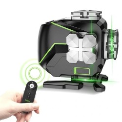 S04CG 16 lines 4D Cross Line Laser Level bluetooth & Remote Control Functions Green Beam with Hard Carry Case S04CG 16 lines 4D Cross Line Laser Level bluetooth & Remote Control Functions Green Beam with Hard Carry Case