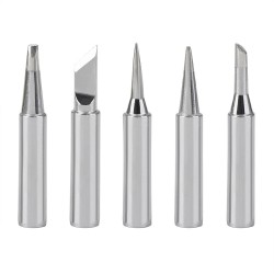 5Pcs 60W/80W Lead Soldering Iron Tips Replacement for Soldering Repair Station and Soldering Iron Kit 5Pcs 60W/80W Lead Soldering Iron Tips Replacement for Soldering Repair Station and Soldering Iron Kit