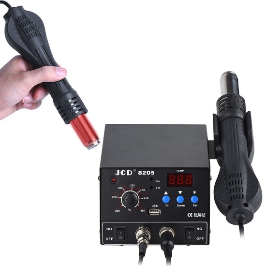 8205 3 in 1 800W Soldering Station Hot Air Gun LED Digital Display Solder Station Soldering Iron Repair Tool Kit 8205