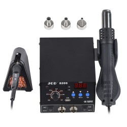 8205 3 in 1 800W Soldering Station Hot Air Gun LED Digital Display Solder Station Soldering Iron Repair Tool Kit 8205 8205 3 in 1 800W Soldering Station Hot Air Gun LED Digital Display Solder Station Soldering Iron Repair Tool Kit 8205