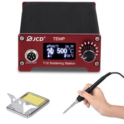 T12 DIY Soldering Station Soldering Iron Kits Digital display Adjustable Temperature Welding Solder T12 DIY Soldering Station Soldering Iron Kits Digital display Adjustable Temperature Welding Solder
