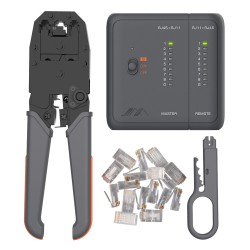 GTW5N Network Cable Pliers 5 In 1 Rj45 Crimp Tool Pass Through Modular CAT6 Lan Tester Set GTW5N Network Cable Pliers 5 In 1 Rj45 Crimp Tool Pass Through Modular CAT6 Lan Tester Set