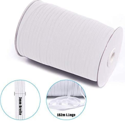 5mm x 100m Wide Eubber Belt Rubber Strong Elastic Flat Belt, Used For Knitting inchSuper Elasticinch 5mm x 100m Wide Eubber Belt Rubber Strong Elastic Flat Belt, Used For Knitting inchSuper Elasticinch