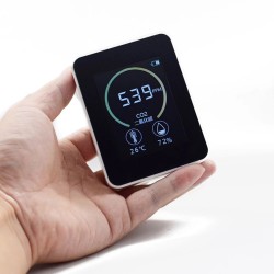 K02 Household Air Quality Detector CO2 Meter Multifunctional C02 Temperature Humidity Tester LCD Display with Backlight K02 Household Air Quality Detector CO2 Meter Multifunctional C02 Temperature Humidity Tester LCD Display with Backlight