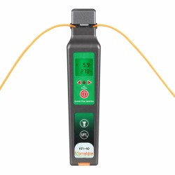KFI-40 Fiber Optical Identifier with Built 750nm-1700nm SM and MM Optical Fiber Identifier Handheld Fiber Cable FTTH Testing Tool KFI-40 Fiber Optical Identifier with Built 750nm-1700nm SM and MM Optical Fiber Identifier Handheld Fiber Cable FTTH Testing Tool