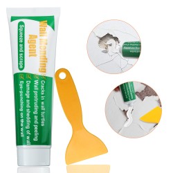 Drywall Repair Patch Wall Mending Agent Wall Repair Cream Wall Crack Nail Repair Agent Walls Peeling Graffiti Gap Repair Paste with Scraper Drywall Repair Patch Wall Mending Agent Wall Repair Cream Wall Crack Nail Repair Agent Walls Peeling Graffiti Gap Repair Paste with Scraper