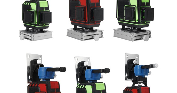 Laser Level With Green Light Digital Rotary Self Leveling Measure 8/12 ...