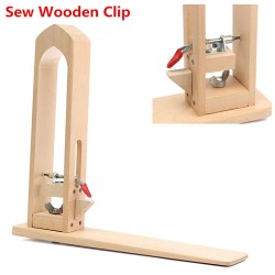 Leather Craft Sew Wooden Clip Stitching Hand Sewing DIY Essential Tool Leather Craft Sew Wooden Clip Stitching Hand Sewing DIY Essential Tool