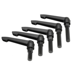 M16 Male Thread Machinery Adjustable Clamp Handle Lever Metalworking M16 Male Thread Machinery Adjustable Clamp Handle Lever Metalworking