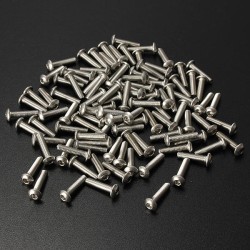 M3 Bolts Stainless Steel Screws Button Head Socket Cap 10 Size M3 Bolts Stainless Steel Screws Button Head Socket Cap 10 Size