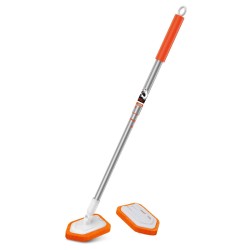 Floor Scrubs Brush with Floor Squeegee Scrubber 51inch Detachable Long Handle Stiff Bristle Tub Tile for Cleaning Shower Bathroom Kitchen Wall MSB001 Floor Scrubs Brush with Floor Squeegee Scrubber 51inch Detachable Long Handle Stiff Bristle Tub Tile for Cleaning Shower Bathroom Kitchen Wall MSB001