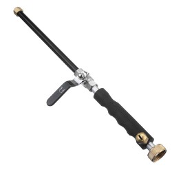 Hydro Jet High Pressure Power Washer Gun Heavy Duty Metal Watering Wand Sprayer Wand Hydrojet Washer 2 Nozzles for Window Car Cleaning Outdoor Wash Hydro Jet High Pressure Power Washer Gun Heavy Duty Metal Watering Wand Sprayer Wand Hydrojet Washer 2 Nozzles for Window Car Cleaning Outdoor Wash