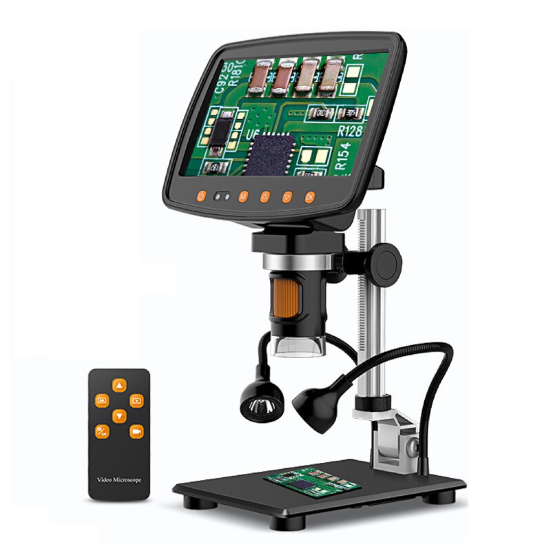 Microscope Control Unit MS1 1080P 7inch 1000X Digital Microscope HDMI USB Wireless Remote ...