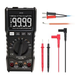 MT109 Portable 9999 Counts True RMS Multimeter AC DC Voltage Current NCV Temperature Tester MT109 Portable 9999 Counts True RMS Multimeter AC DC Voltage Current NCV Temperature Tester