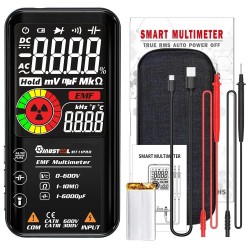 MT11/MT11 Pro Digital Smart 9999 Counts True-RMS Multimeter Color LCD Display DC AC Voltage Ohm NCV Hz EMF Capacitance Diode Tester MT11/MT11 Pro Digital Smart 9999 Counts True-RMS Multimeter Color LCD Display DC AC Voltage Ohm NCV Hz EMF Capacitance Diode Tester