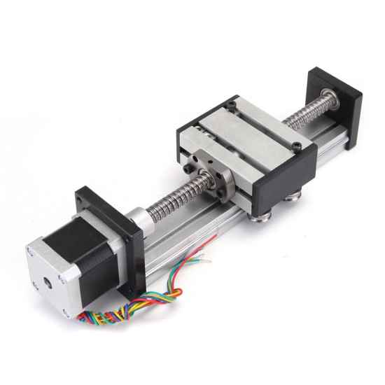 100-500mm Stroke Linear Actuator CNC Linear Motion Lead Screw Slide Stage with Stepper Motor