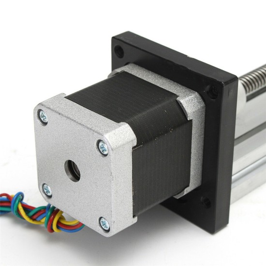 100-500mm Stroke Linear Actuator CNC Linear Motion Lead Screw Slide Stage with Stepper Motor