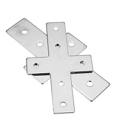 2020/3030/4040 Industrial Aluminum Extrusions Cross Connector Carbon Steel Nickel Plating 2020/3030/4040 Industrial Aluminum Extrusions Cross Connector Carbon Steel Nickel Plating